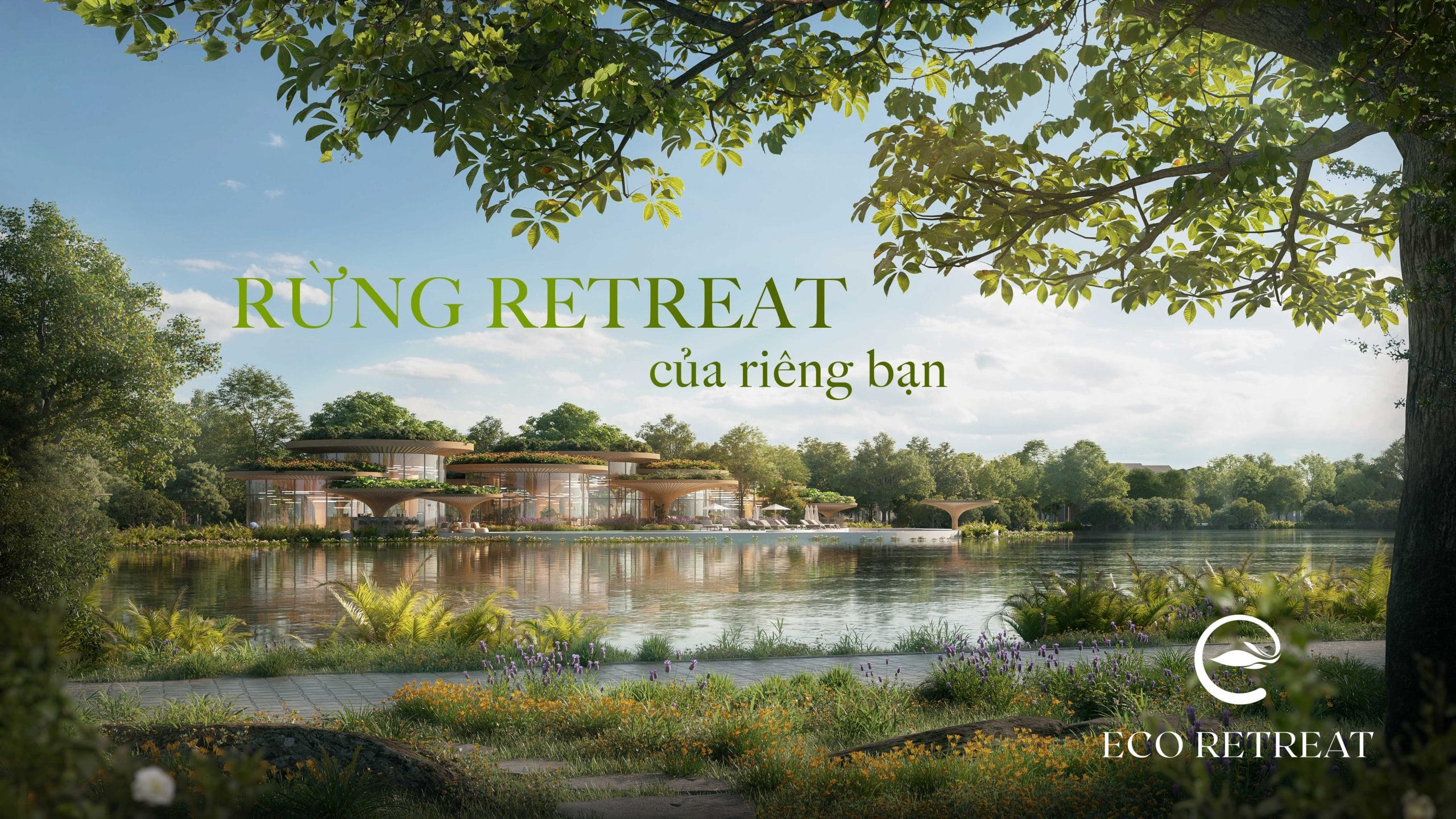 phối cảnh tổng quan dự án Eco Retreat