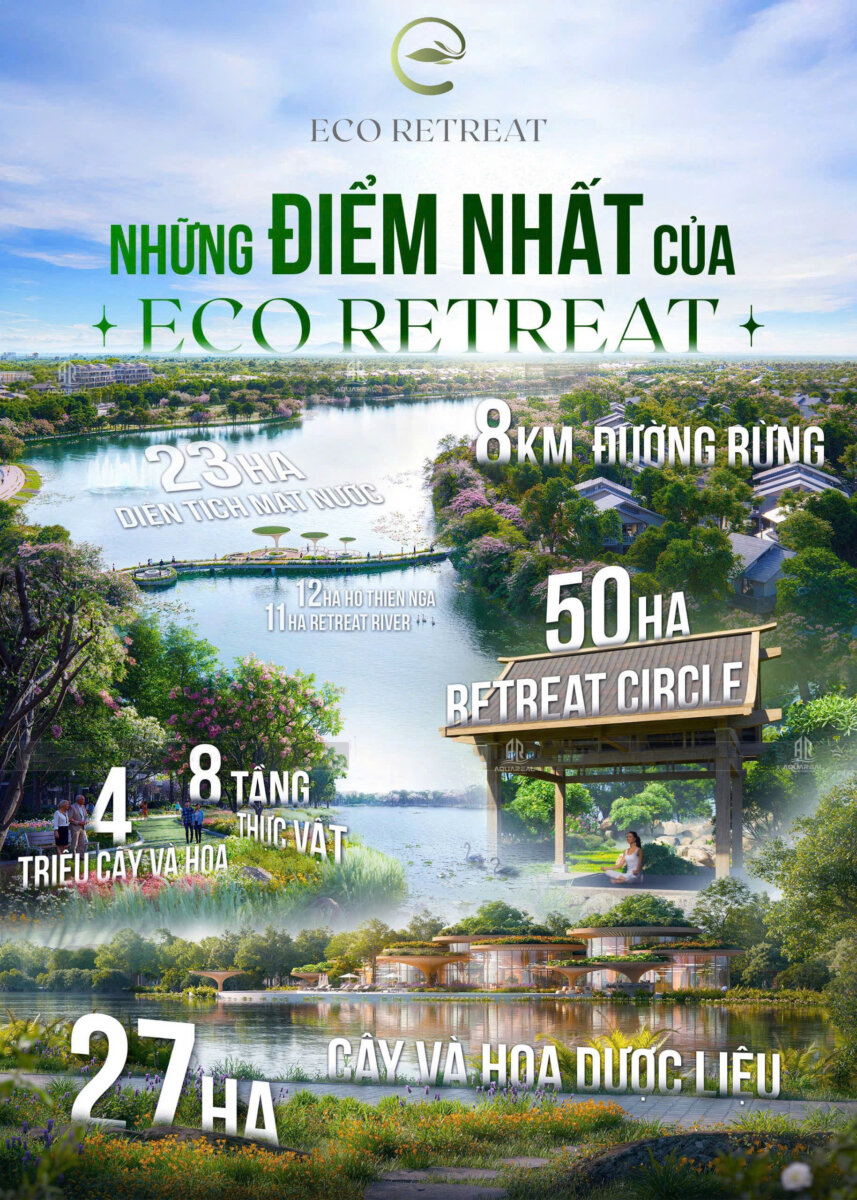 TIỆN ÍCH ECO RETREAT LONG AN ECO PARK